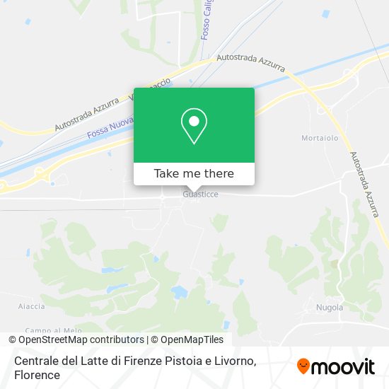 Centrale del Latte di Firenze Pistoia e Livorno map