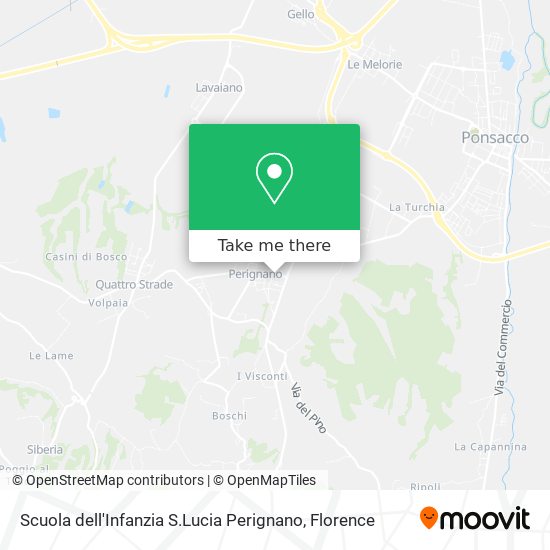 Scuola dell'Infanzia S.Lucia Perignano map