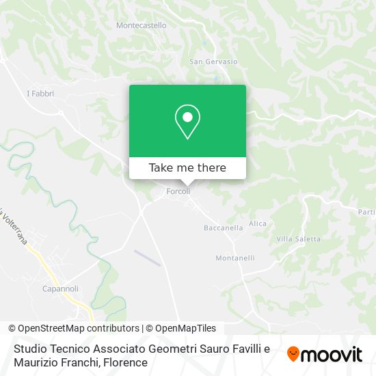Studio Tecnico Associato Geometri Sauro Favilli e Maurizio Franchi map