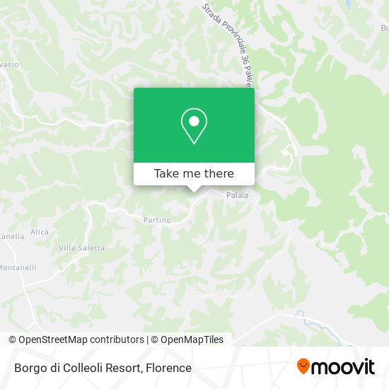 Borgo di Colleoli Resort map