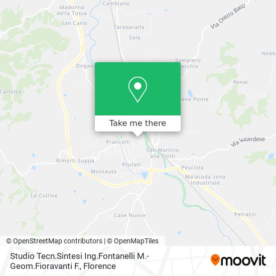 Studio Tecn.Sintesi Ing.Fontanelli M.-Geom.Fioravanti F. map