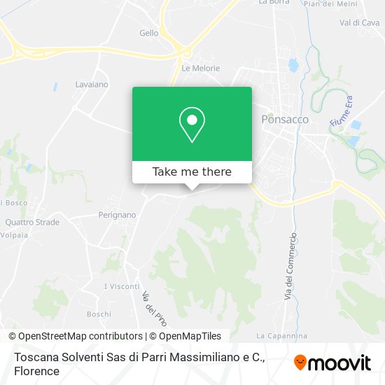 Toscana Solventi Sas di Parri Massimiliano e C. map