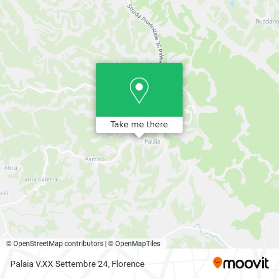 Palaia V.XX Settembre 24 map