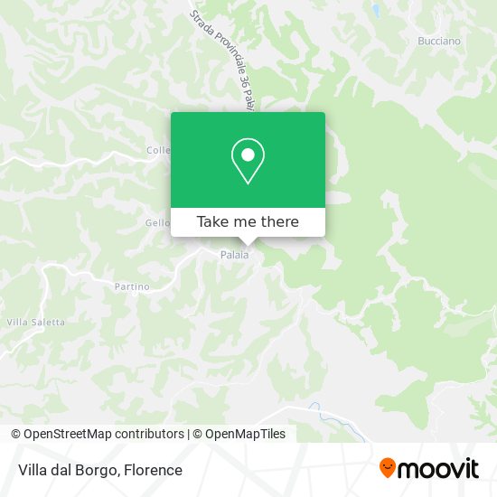 Villa dal Borgo map