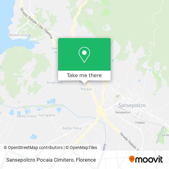Sansepolcro Pocaia Cimitero map