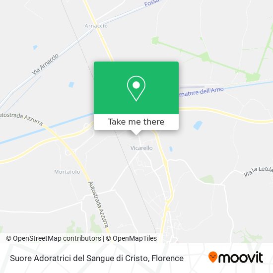 Suore Adoratrici del Sangue di Cristo map