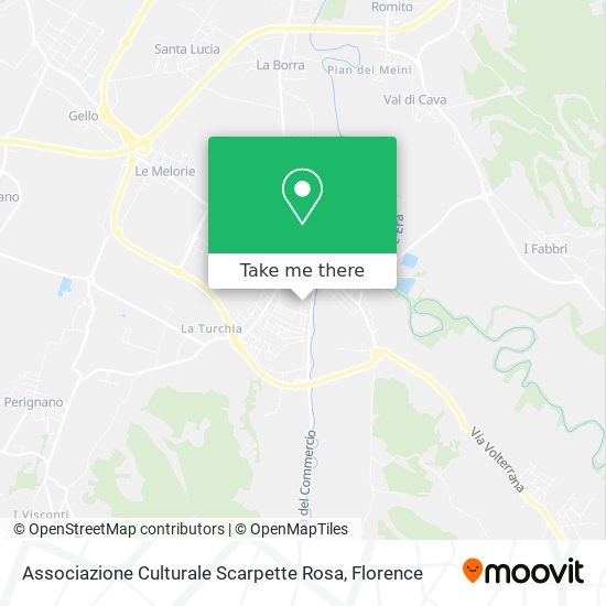 Associazione Culturale Scarpette Rosa map