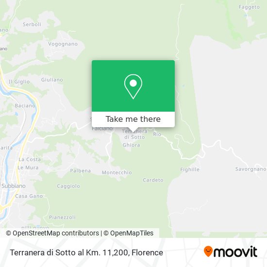 Terranera di Sotto al Km. 11,200 map