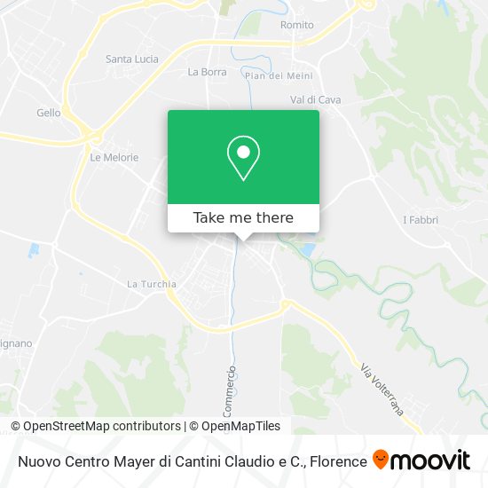 Nuovo Centro Mayer di Cantini Claudio e C. map