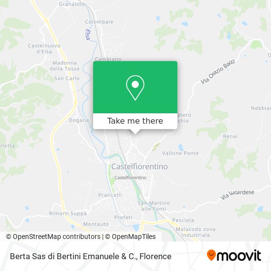 Berta Sas di Bertini Emanuele & C. map