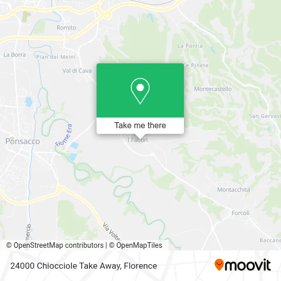 24000 Chiocciole Take Away map