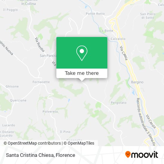 Santa Cristina Chiesa map