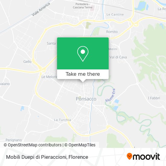 Mobili Duepi di Pieraccioni map