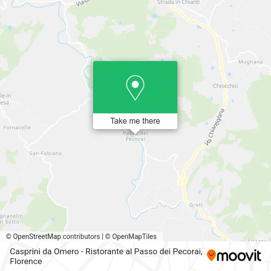 Casprini da Omero - Ristorante al Passo dei Pecorai map