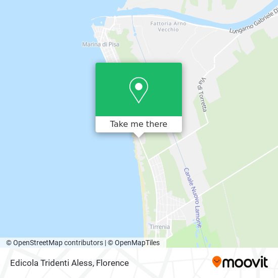 Edicola Tridenti Aless map