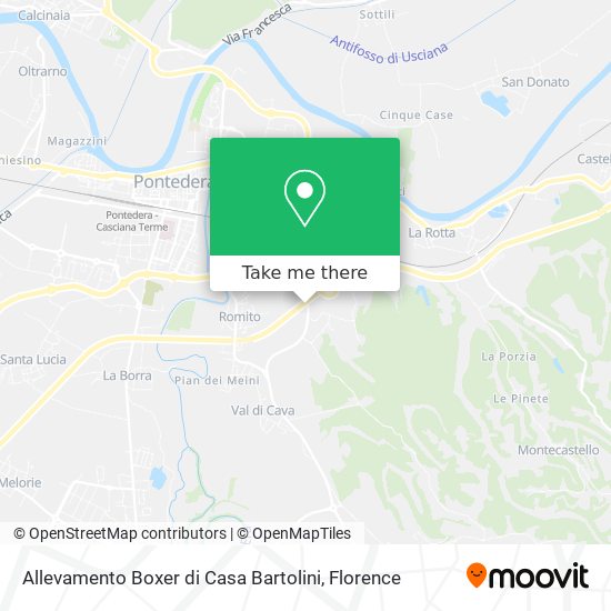 Allevamento Boxer di Casa Bartolini map