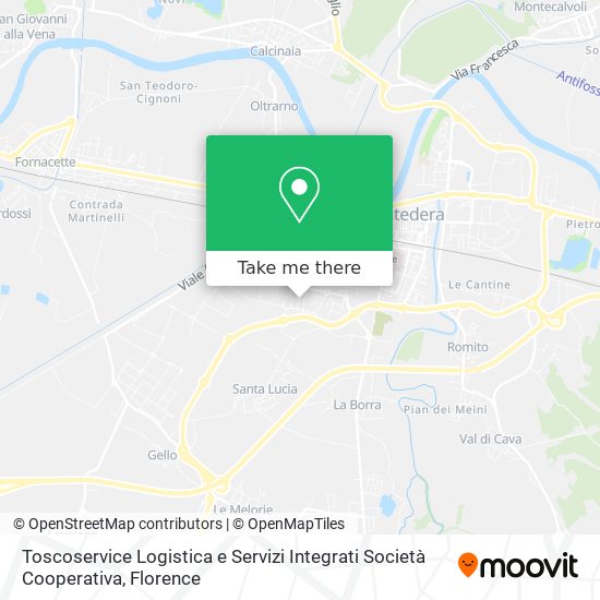 Toscoservice Logistica e Servizi Integrati Società Cooperativa map