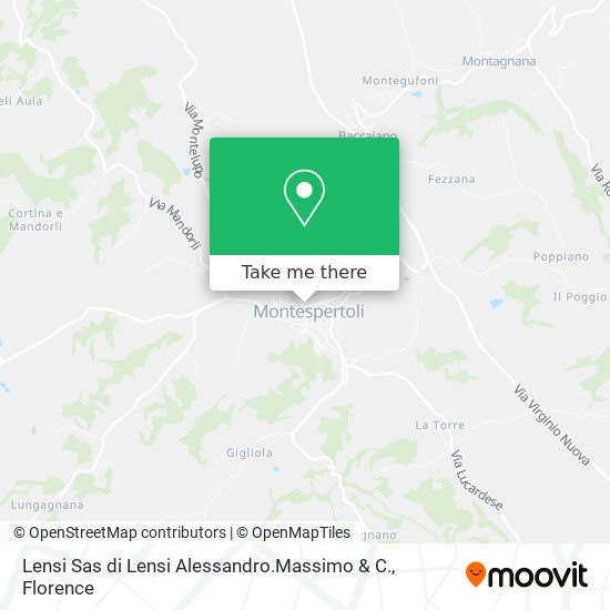 Lensi Sas di Lensi Alessandro.Massimo & C. map