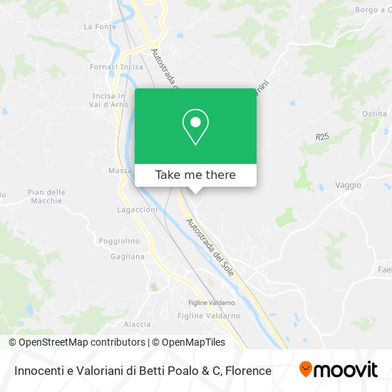 Innocenti e Valoriani di Betti Poalo & C map