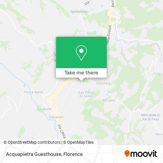 Acquapietra Guesthouse map