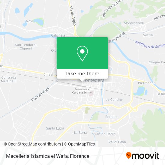 Macelleria Islamica el Wafa map
