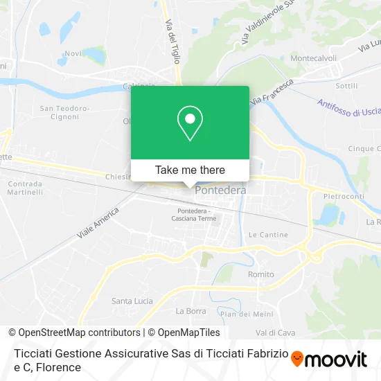 Ticciati Gestione Assicurative Sas di Ticciati Fabrizio e C map