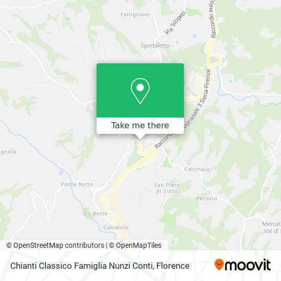 Chianti Classico Famiglia Nunzi Conti map