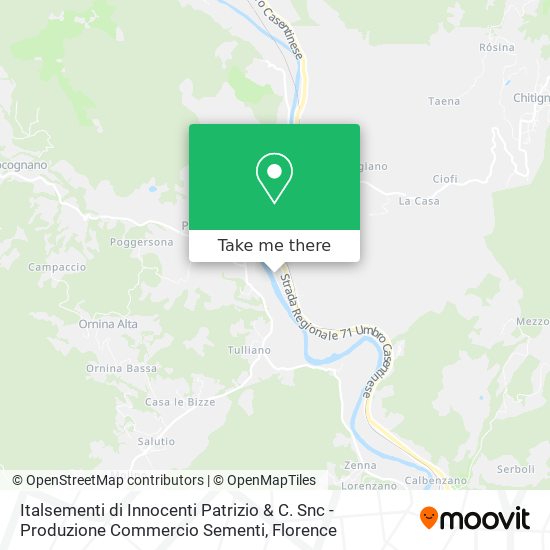 Italsementi di Innocenti Patrizio & C. Snc - Produzione Commercio Sementi map