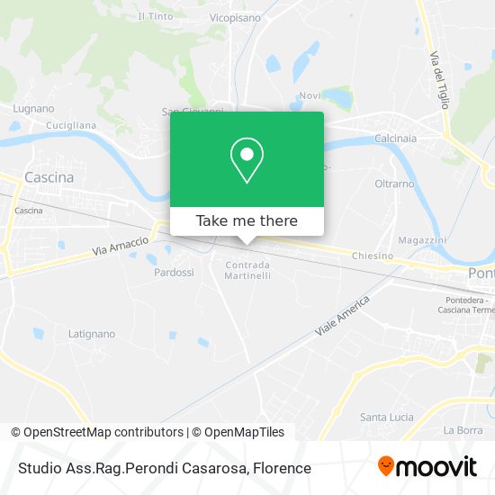 Studio Ass.Rag.Perondi Casarosa map