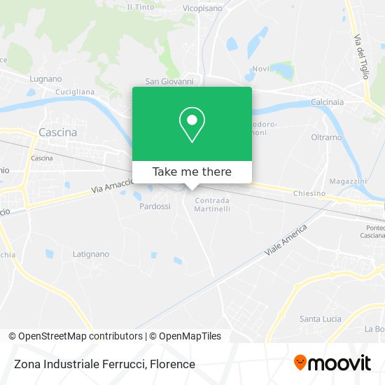 Zona Industriale Ferrucci map