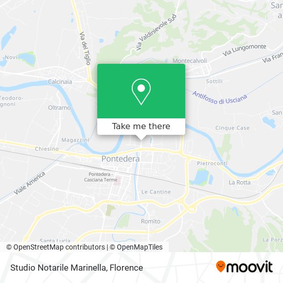 Studio Notarile Marinella map