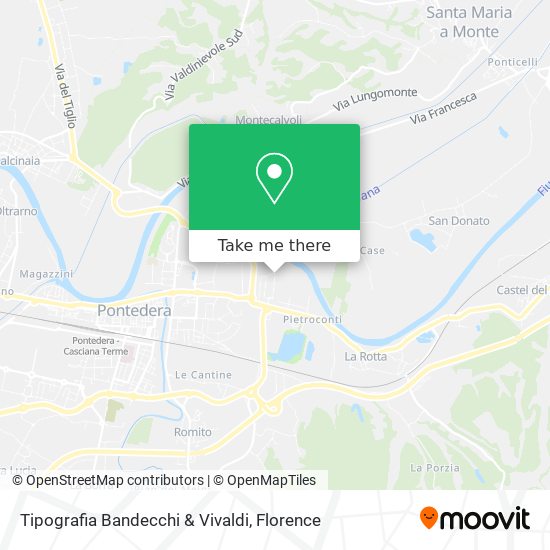 Tipografia Bandecchi & Vivaldi map