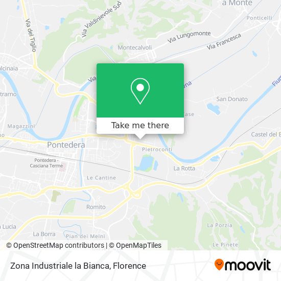 Zona Industriale la Bianca map
