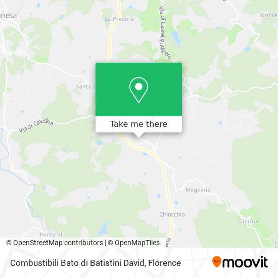Combustibili Bato di Batistini David map