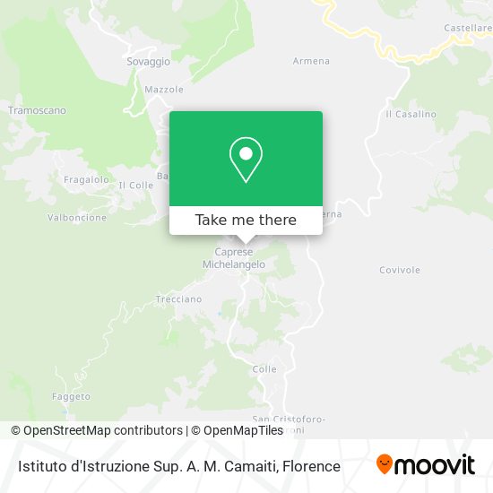 Istituto d'Istruzione Sup. A. M. Camaiti map