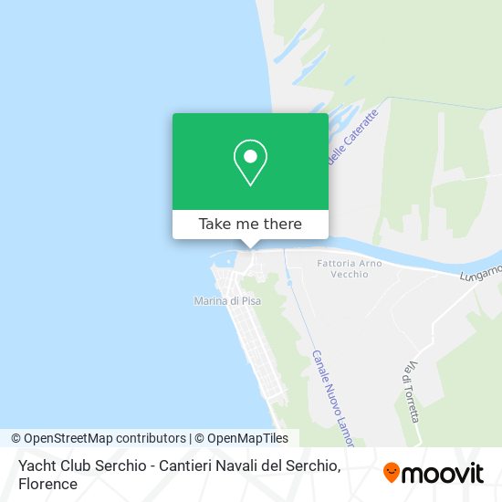 Yacht Club Serchio - Cantieri Navali del Serchio map