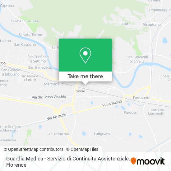 Guardia Medica - Servizio di Continuità Assistenziale map