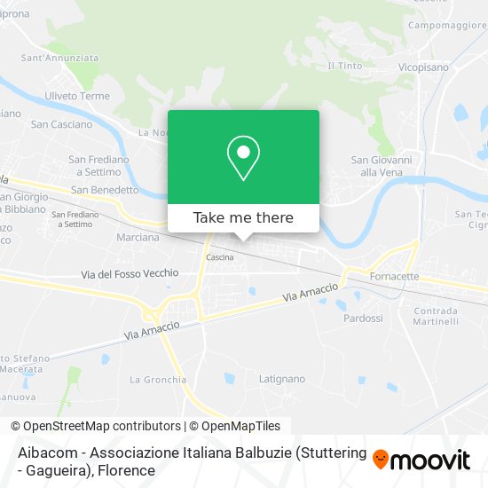 Aibacom - Associazione Italiana Balbuzie (Stuttering - Gagueira) map