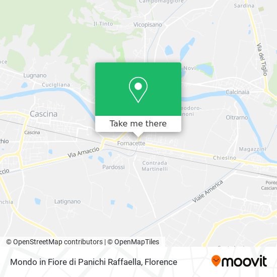 Mondo in Fiore di Panichi Raffaella map