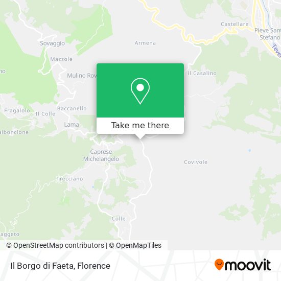 Il Borgo di Faeta map