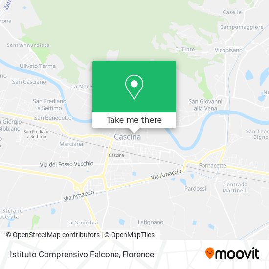 Istituto Comprensivo Falcone map