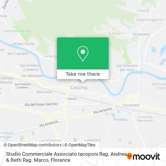 Studio Commerciale Associato Iacoponi Rag. Andrea & Betti Rag. Marco map