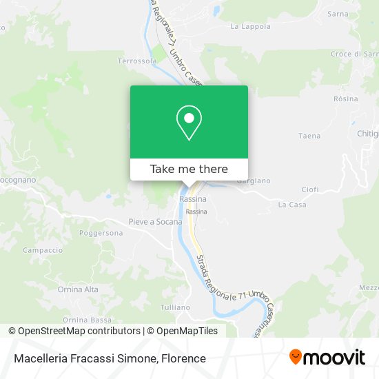 Macelleria Fracassi Simone map