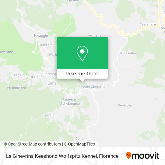 La Ginevrina Keeshond Wolfspitz Kennel map