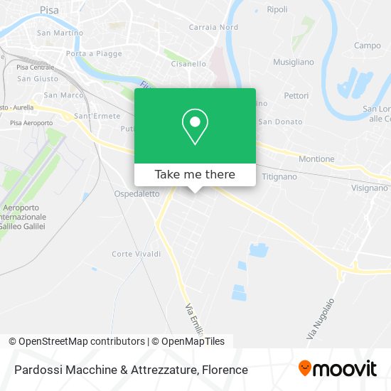 Pardossi Macchine & Attrezzature map