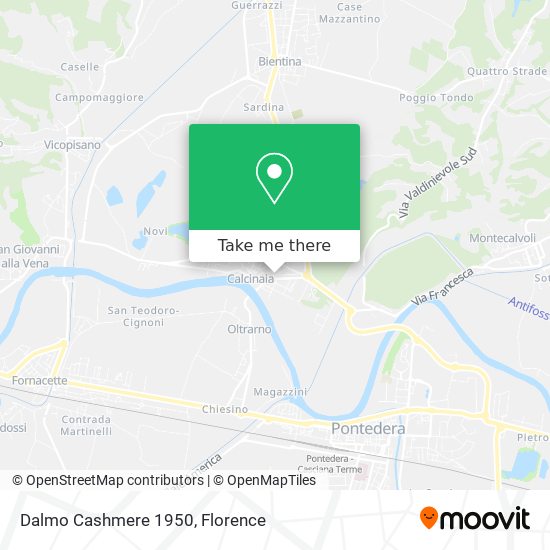 Dalmo Cashmere 1950 map