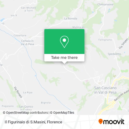 Il Figurinaio di S.Masini map