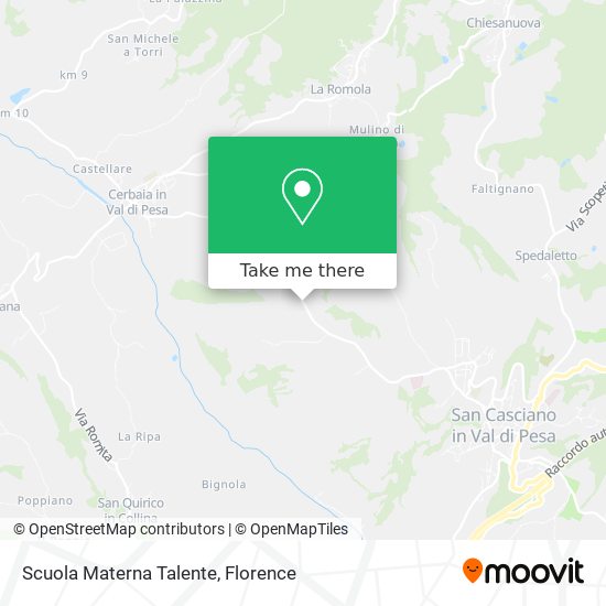 Scuola Materna Talente map