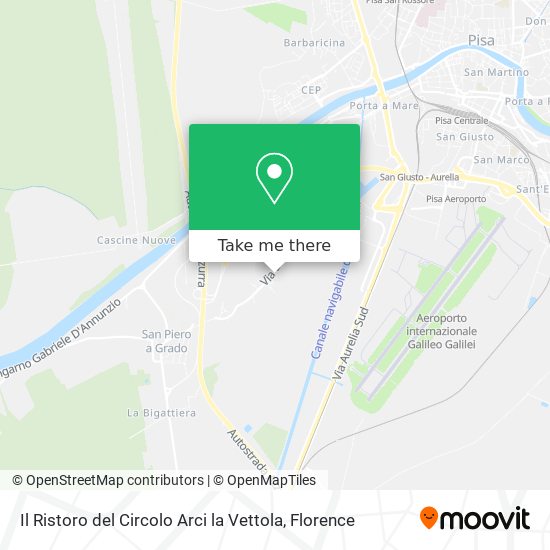 Il Ristoro del Circolo Arci la Vettola map