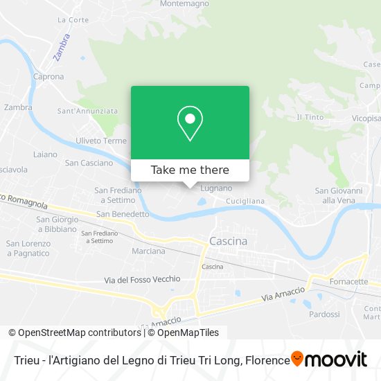 Trieu - l'Artigiano del Legno di Trieu Tri Long map